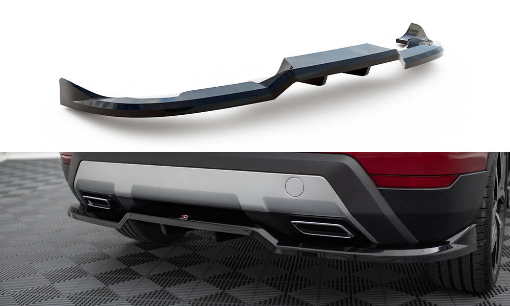 Street+ Mittlerer Diffusor RACE passend für Seat Arona FR Mk1 schwarz Hochglanz – Ansicht 2