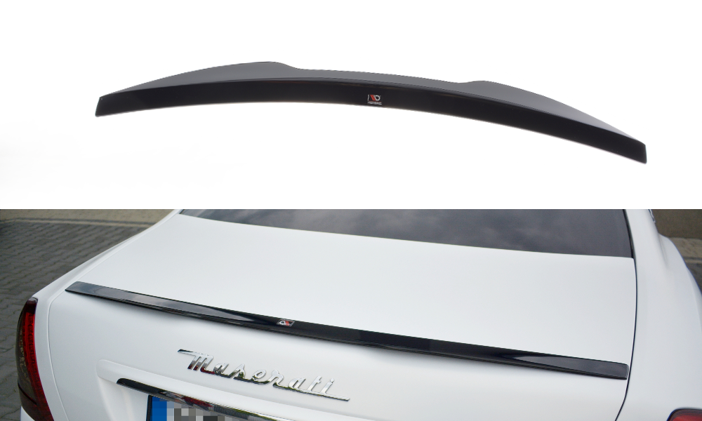 Heckspoiler Lippe MASERATI QUATTROPORTE MK5 FACELIFT schwarz Hochglanz – Ansicht 2