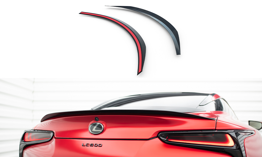 Heckspoiler Lippe Lexus LC 500 schwarz Hochglanz – Ansicht 2