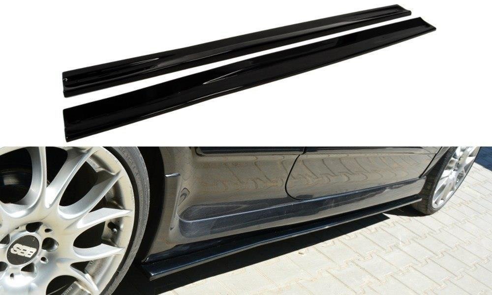 Street+ Seitenschweller Leisten passend für OPEL ASTRA H (FOR OPC / VXR) schwarz Hochglanz – Ansicht 2