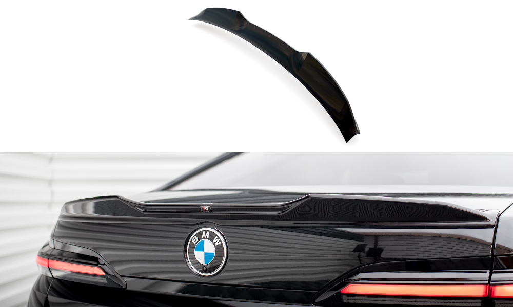 Heckspoiler Lippe 3D BMW 7 G70 schwarz Hochglanz – Ansicht 2