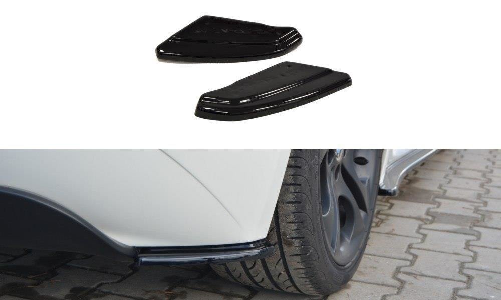 Heck Ansatz Flaps Diffusor passend für BMW Z4 E85 / E86 vor Facelift schwarz Hochglanz – Ansicht 2