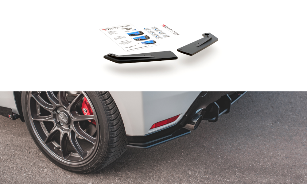 Street Pro Heck Ansatz Flaps Diffusor passend für Toyota GR Yaris Mk4 – Ansicht 2