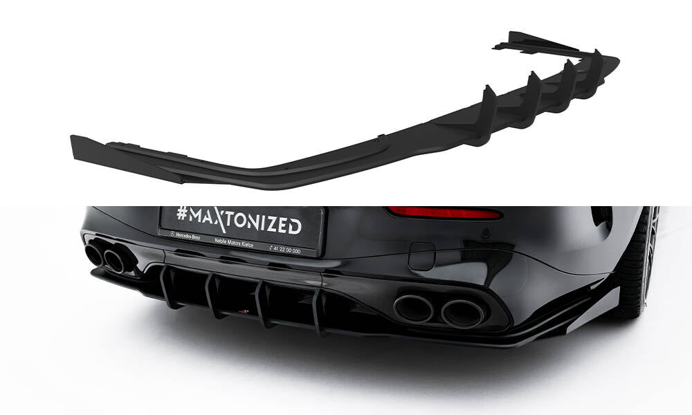 Street Pro Heckschürze + Flaps passend für Mercedes-AMG CLE 53 C236 schwarz Hochglanz – Ansicht 2