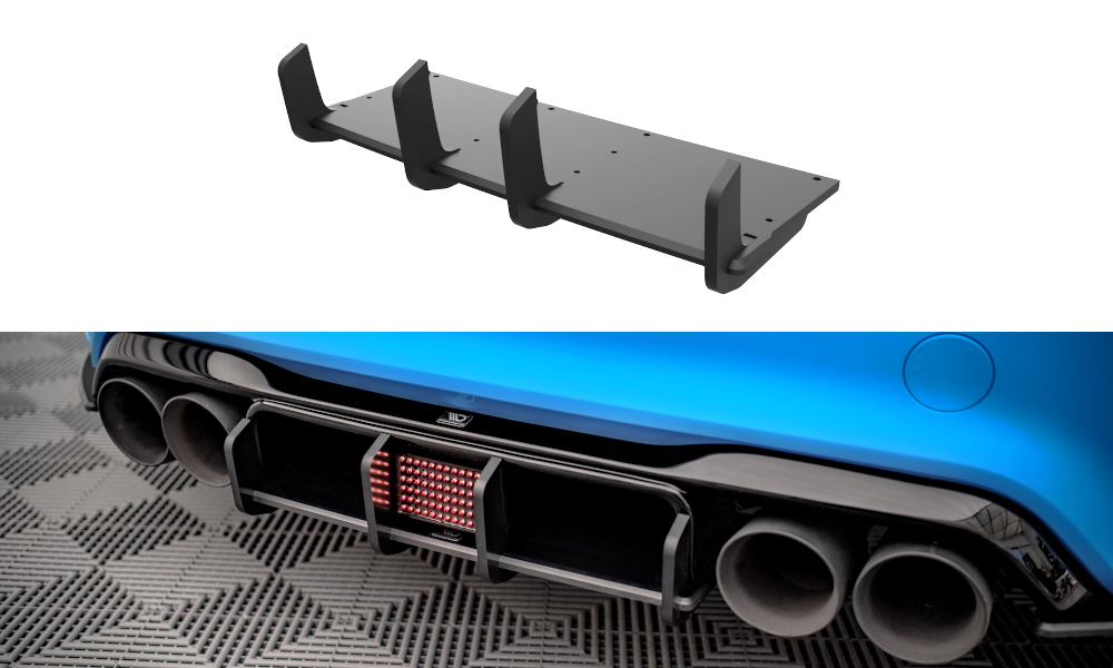 Street Pro Heckschürze passend für BMW M2 F87 – Ansicht 2