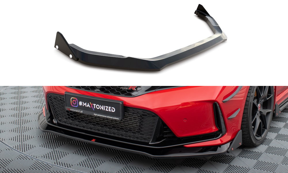 Street+ Spoilerlippe Front Ansatz V.1 + Flaps passend für Honda Civic Type-R Mk 11 – Ansicht 2