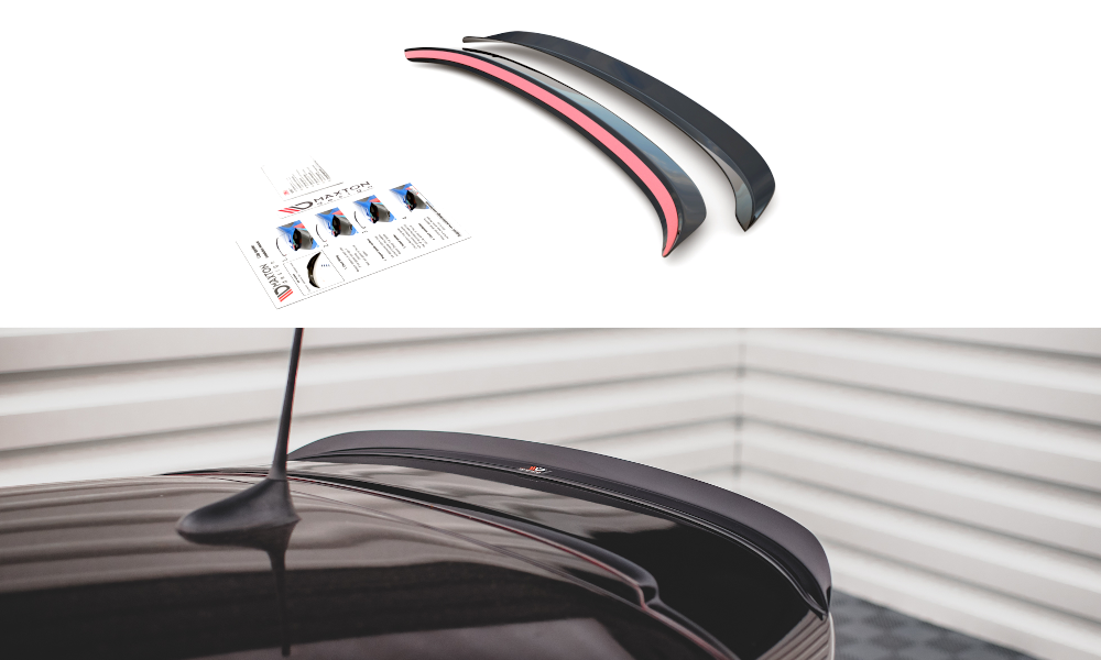 Heckspoiler Lippe Abarth 595 Mk1 Facelift schwarz Hochglanz – Ansicht 2