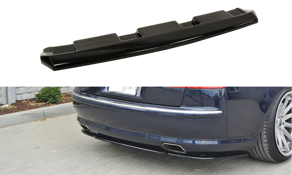 Heckansatz Audi A8 W12 D3  schwarz Hochglanz – Ansicht 2