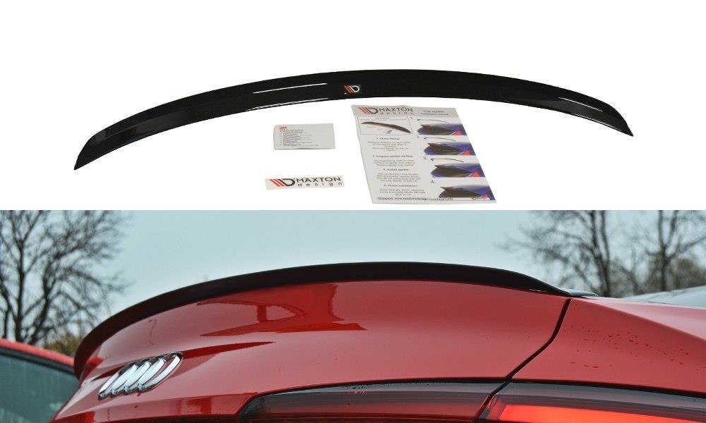 Heckspoiler Lippe Audi S5 Coupe / A5 S-Line / A5 Coupe F5 Facelift schwarz Hochglanz – Ansicht 2