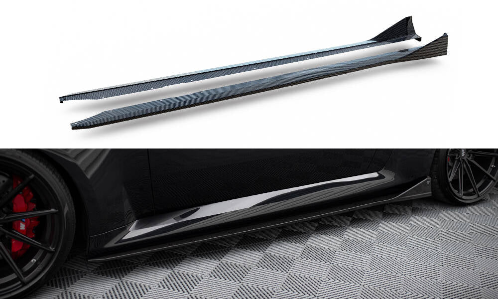 Prepreg Carbon Fiber Seitenschweller BMW M2 G87 – Ansicht 2