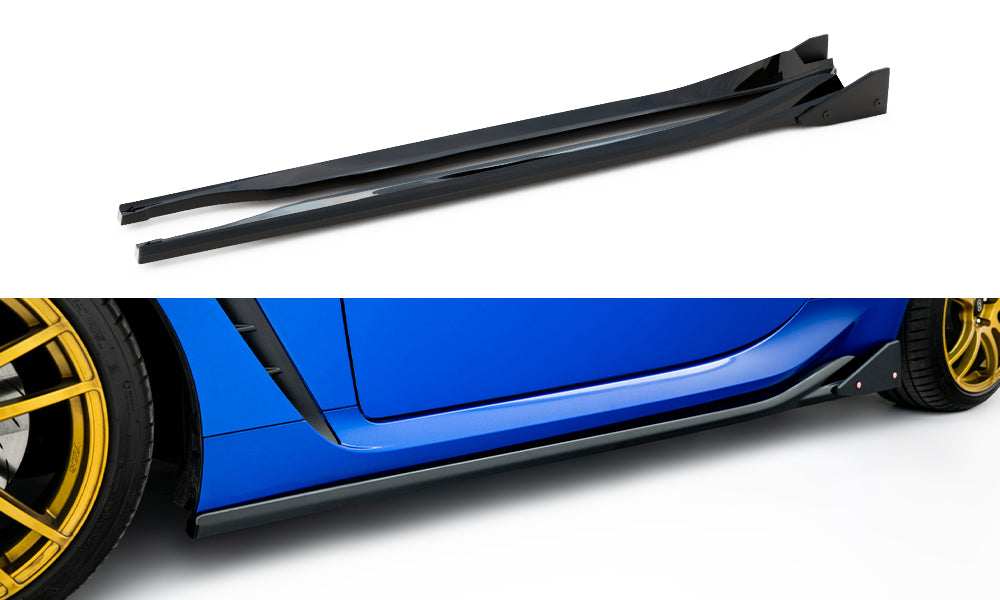 Street+ Seitenschweller Leisten passend für V.1 + Flaps passend für Subaru BRZ Mk2 – Ansicht 2