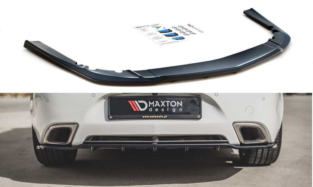 Street+ Mittlerer Diffusor RACE passend für Opel Insignia Mk. 1 OPC Facelift schwarz Hochglanz – Ansicht 2