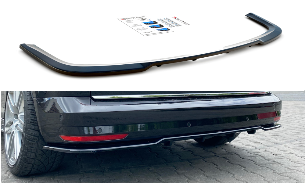 Street+ Mittlerer Diffusor RACE passend für VW Caddy Mk. 4 schwarz Hochglanz – Ansicht 2