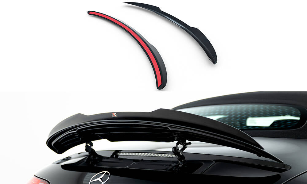 Heckspoiler Lippe Mercedes-AMG SL 63 R232 schwarz Hochglanz – Ansicht 2
