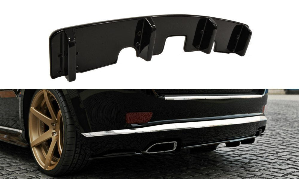 Heckansatz Jeep Grand Cherokee WK2 Summit Facelift DTM LOOK schwarz Hochglanz – Ansicht 2
