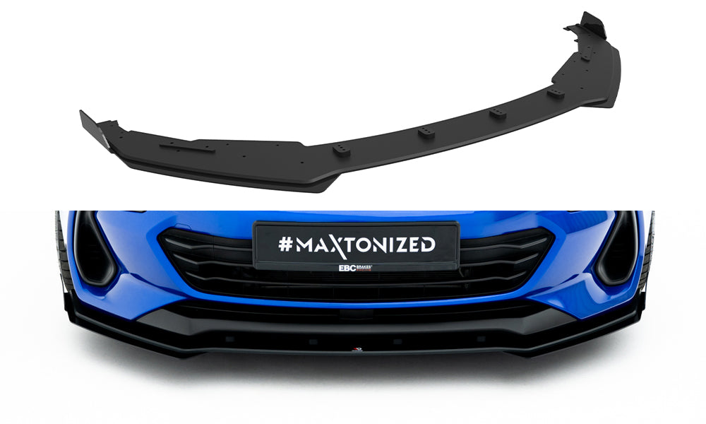 Street Pro Street+ Spoilerlippe Front Ansatz + Flaps passend für Subaru BRZ Mk2 schwarz Hochglanz – Ansicht 2
