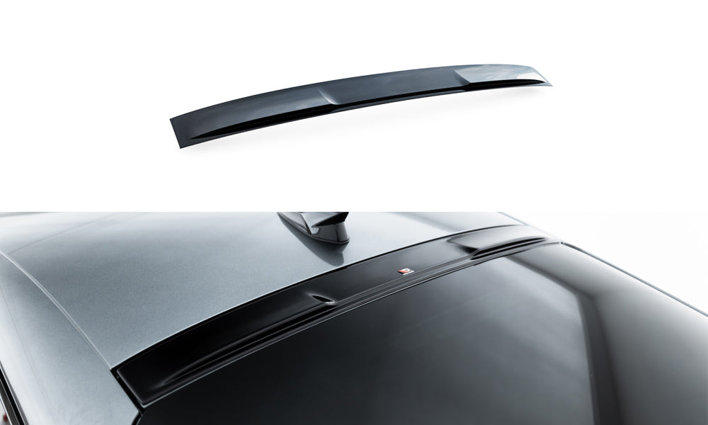 Heckscheiben Spoiler passend für Audi A5 S-Line / S5 Limousine B10 schwarz Hochglanz – Ansicht 2