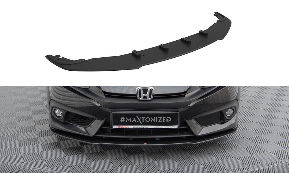 Street Pro Street+ Spoilerlippe Front Ansatz passend für Honda Civic Limousine Mk10 – Ansicht 2