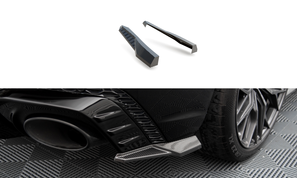 Prepreg Carbon Fiber Heck Ansatz Flaps Diffusor passend für Audi RSQ8 Mk1 – Ansicht 2