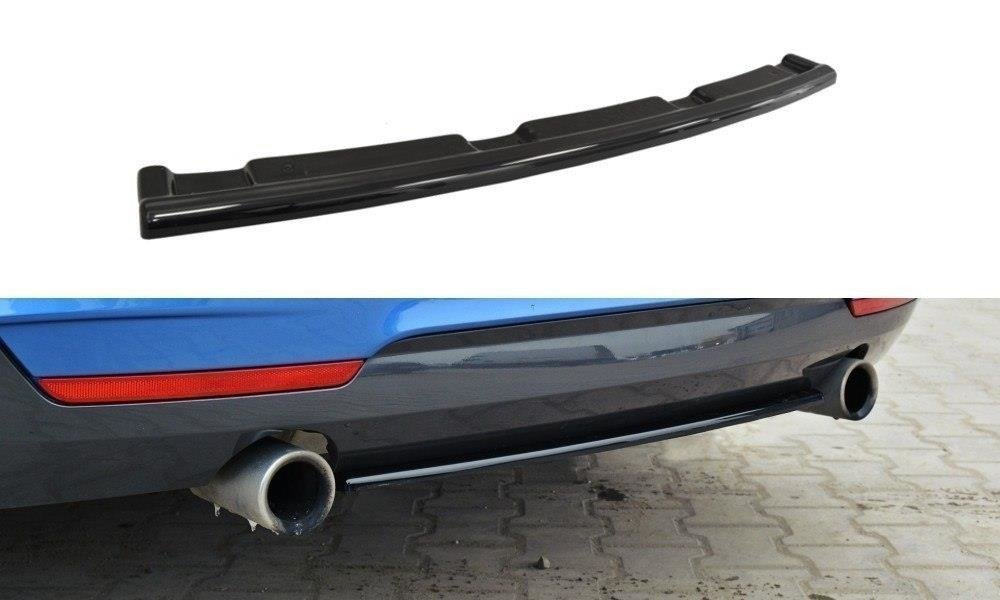 Heckansatz BMW 4er Coupe / Gran Coupe / Cabrio M-Paket F32 / F36 / F33  schwarz Hochglanz – Ansicht 2