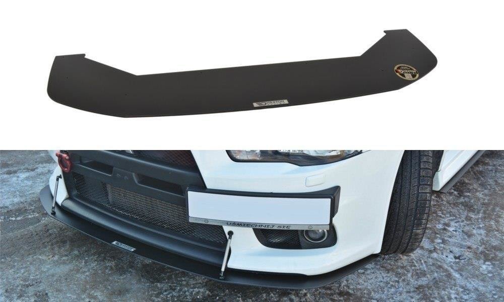 Racing Street+ Spoilerlippe Front Ansatz V.2 passend für Mitsubishi Lancer Evo X – Ansicht 2
