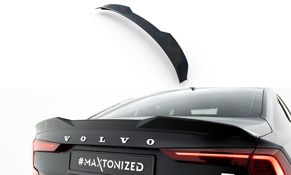 Heckspoiler Lippe 3D Volvo S60 R-Design Mk3 schwarz Hochglanz – Ansicht 2