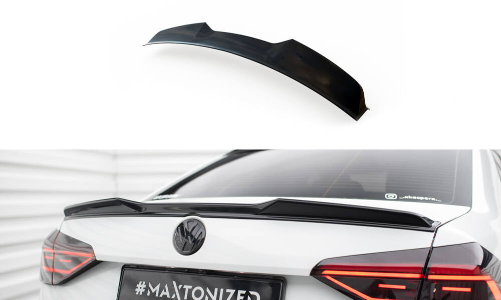 Heckspoiler Lippe 3D VW Passat GT B8 Facelift USA schwarz Hochglanz – Ansicht 2