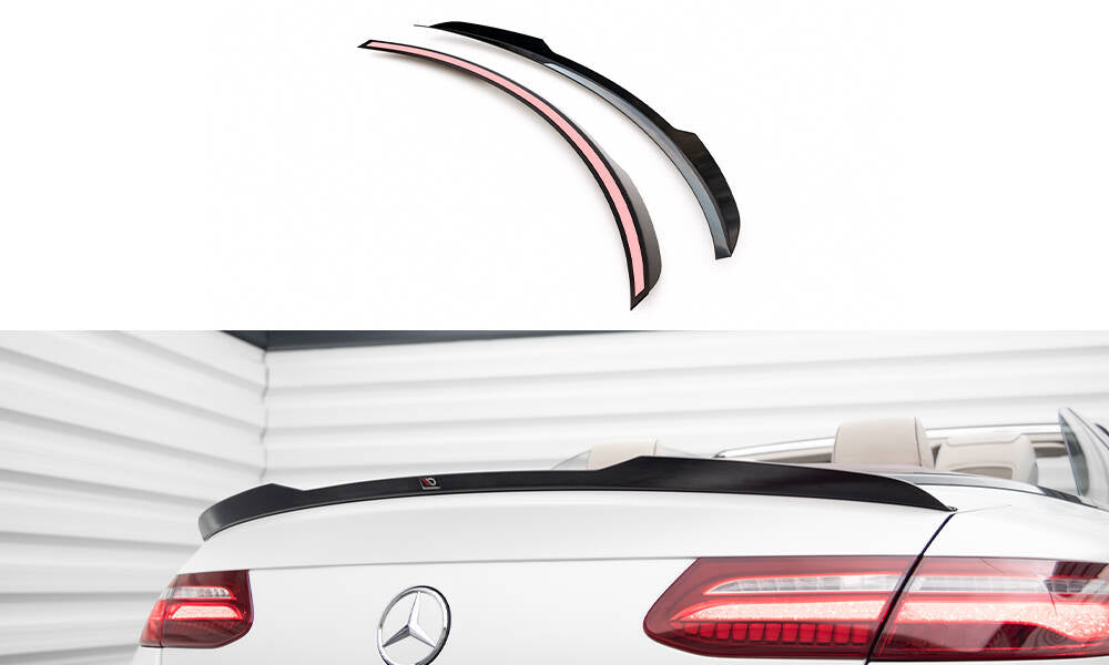 Heckspoiler Lippe Mercedes-Benz E Cabriolet AMG-Line / E53 AMG A238 schwarz Hochglanz – Ansicht 2