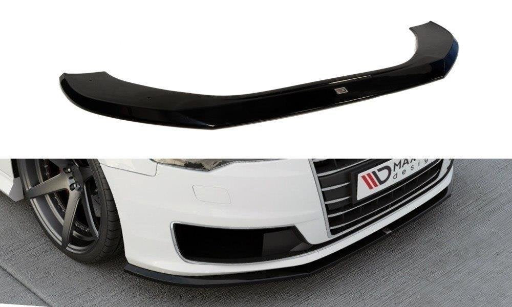 Street+ Spoilerlippe Front Ansatz passend für Audi A6 Ultra C7 FL schwarz Hochglanz – Ansicht 2