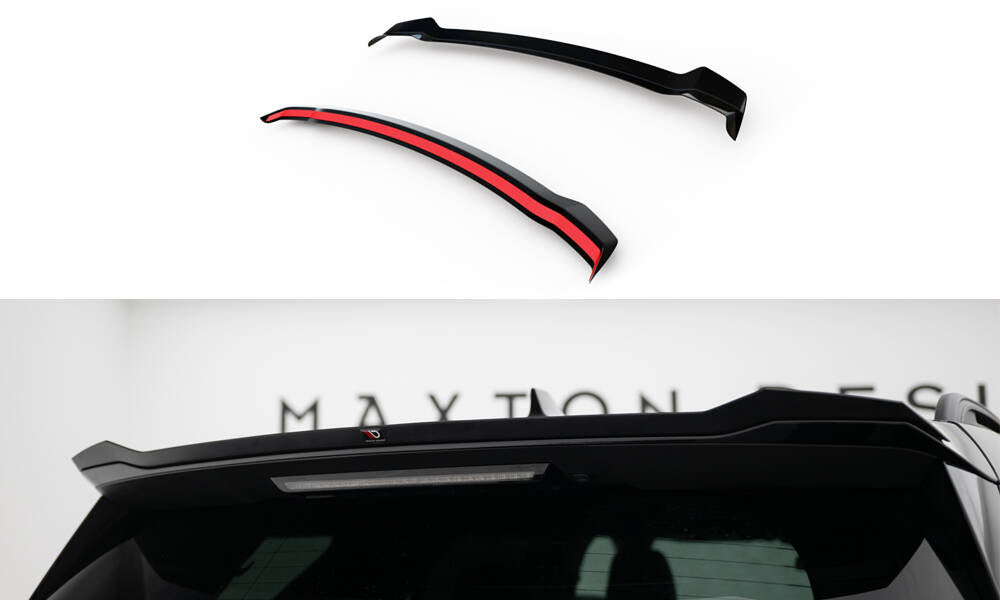 Heckspoiler Lippe Ford Explorer XLT Mk6 schwarz Hochglanz – Ansicht 2