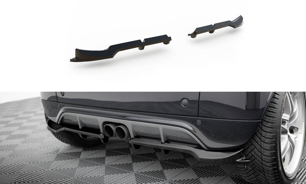Street+ Mittlerer Diffusor RACE passend für Brabus Smart Fortwo C451 Facelift schwarz Hochglanz – Ansicht 2