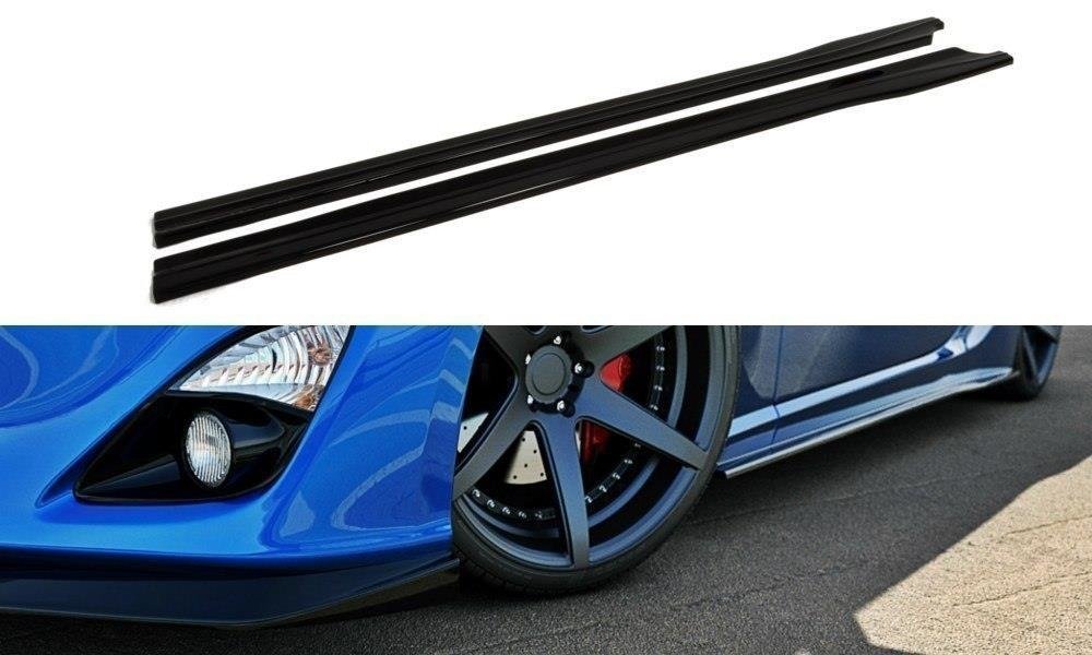 Street+ Seitenschweller Leisten passend für Toyota GT86 schwarz Hochglanz – Ansicht 2