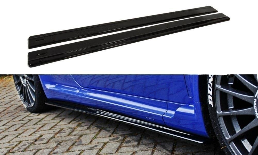 Street+ Seitenschweller Leisten passend für Alfa Romeo 147 GTA schwarz Hochglanz – Ansicht 2
