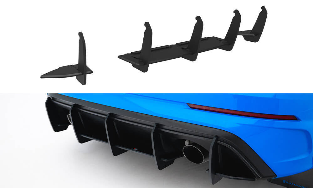 Street Pro Heckschürze V.2 passend für Ford Focus RS Mk3 (US-Spec Version) – Ansicht 2