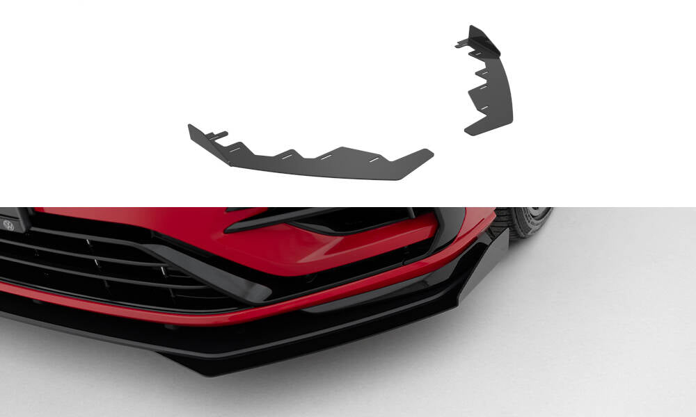 Flaps VW Golf R / R-Line Mk7 Facelift schwarz Hochglanz – Ansicht 2
