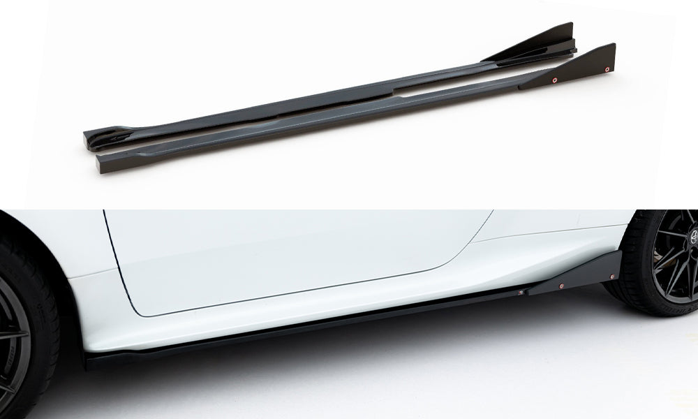 Street+ Seitenschweller Leisten V.2 passend für + Flaps passend für Toyota GR Yaris Mk4 – Ansicht 2
