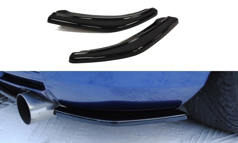 Heck Ansatz Flaps Diffusor passend für TOYOTA CELICA T23 vor Facelift schwarz Hochglanz – Ansicht 2