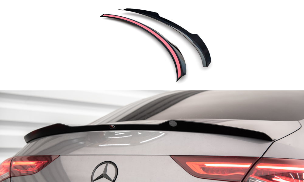 Heckspoiler Lippe V.1 Mercedes-Benz CLA Coupe C118 schwarz Hochglanz – Ansicht 2