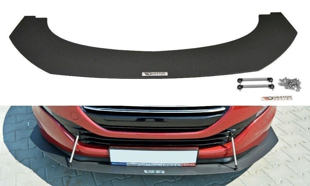 Racing Street+ Spoilerlippe Front Ansatz passend für PEUGEOT RCZ FACELIFT – Ansicht 2