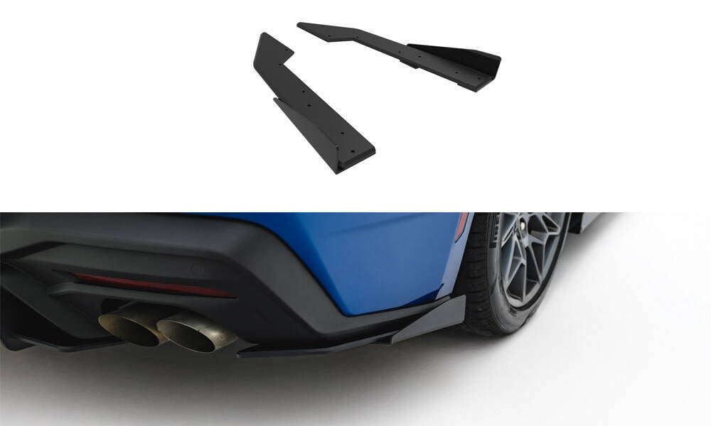 Street Pro Heck Ansatz Flaps Diffusor + Flaps passend für Ford Mustang GT Mk7 schwarz Hochglanz – Ansicht 2