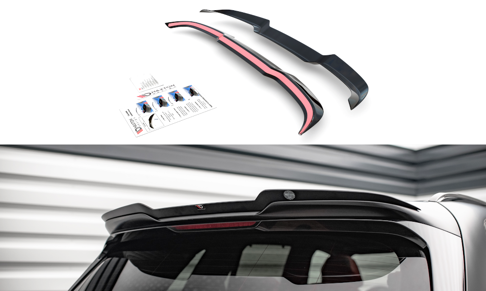 Heckspoiler Lippe BMW X5M F95 / F95 Facelift schwarz Hochglanz – Ansicht 2