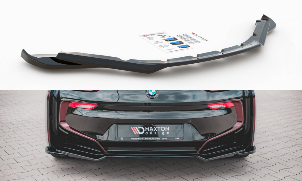 Heckansatz BMW i8 schwarz Hochglanz – Ansicht 2