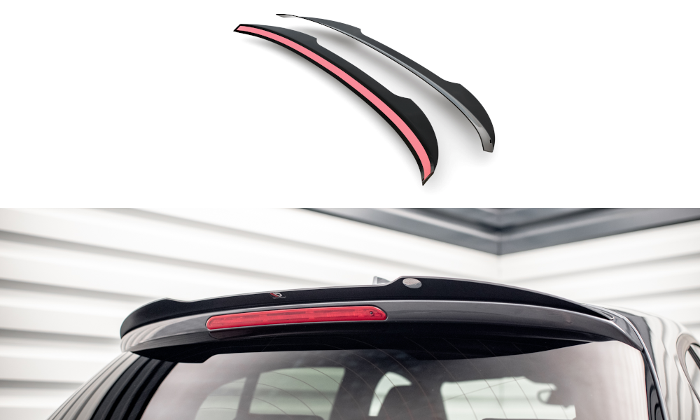 Heckspoiler Lippe V.2 BMW 1er M-Paket / M140i / Standard F20  schwarz Hochglanz – Ansicht 2