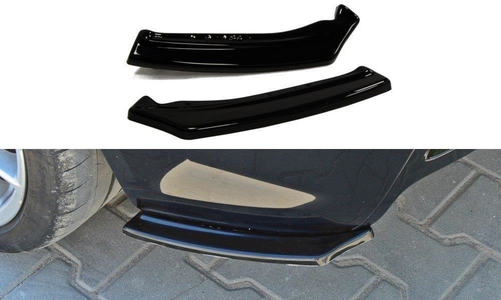 Heck Ansatz Flaps Diffusor passend für OPEL ASTRA H (FOR OPC / VXR) schwarz Hochglanz – Ansicht 2