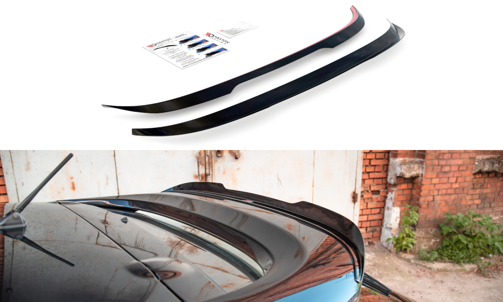 Heckspoiler Lippe Mitsubishi Lancer Sportback Mk8 schwarz Hochglanz – Ansicht 2
