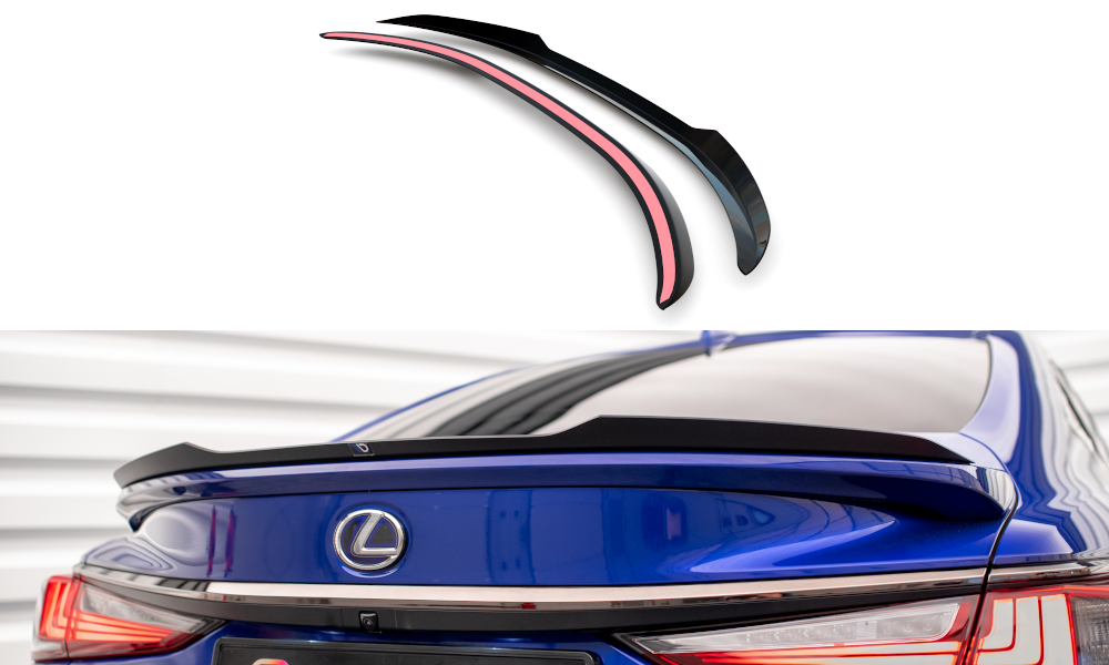 Heckspoiler Lippe Lexus ES F Sport Mk7 schwarz Hochglanz – Ansicht 2