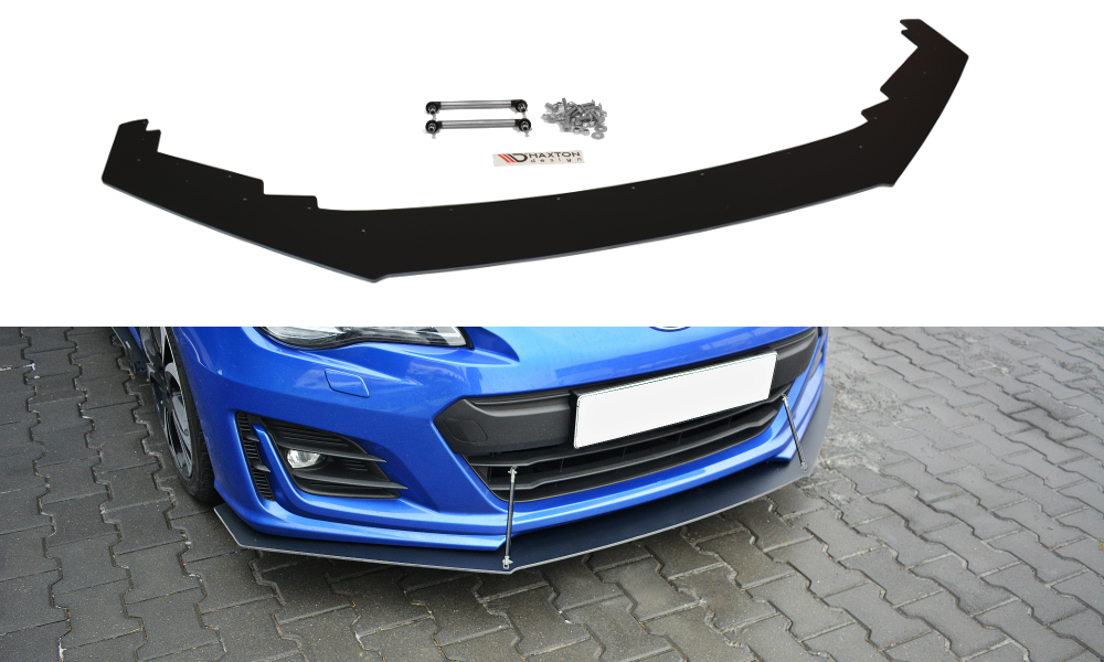 Racing Street+ Spoilerlippe Front Ansatz V.1 passend für Subaru BRZ Mk1 Facelift – Ansicht 2