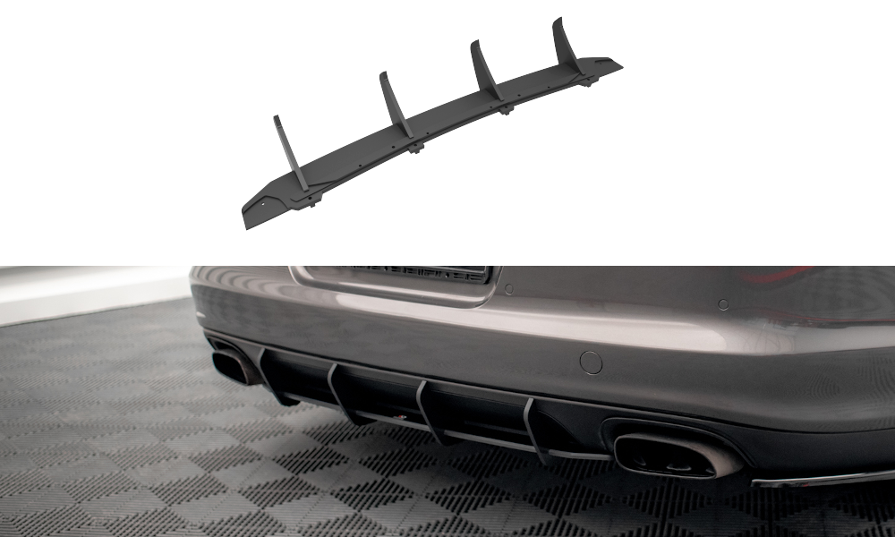 Street Pro Heckschürze passend für Porsche Panamera / Panamera Diesel 970 – Ansicht 2