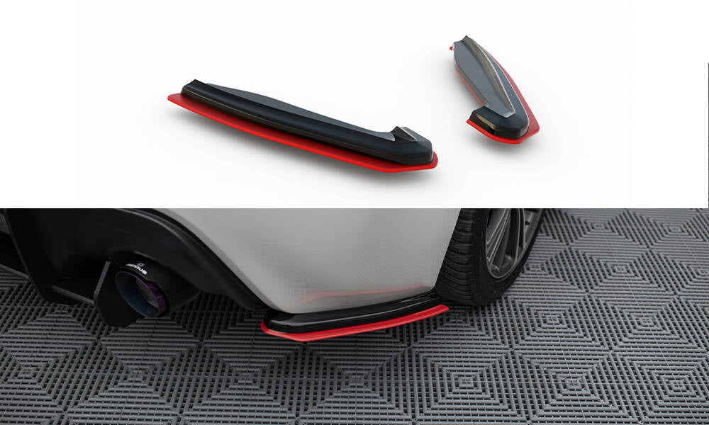 Heck Ansatz Flaps Diffusor V.2 passend für Subaru BRZ Mk1 / Mk1 Facelift schwarz Hochglanz – Ansicht 2