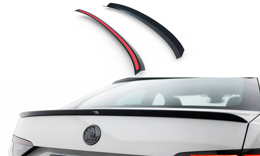 Heckspoiler Lippe V.1 Skoda Superb Liftback Mk3 / Mk3 Facelift schwarz Hochglanz – Ansicht 2